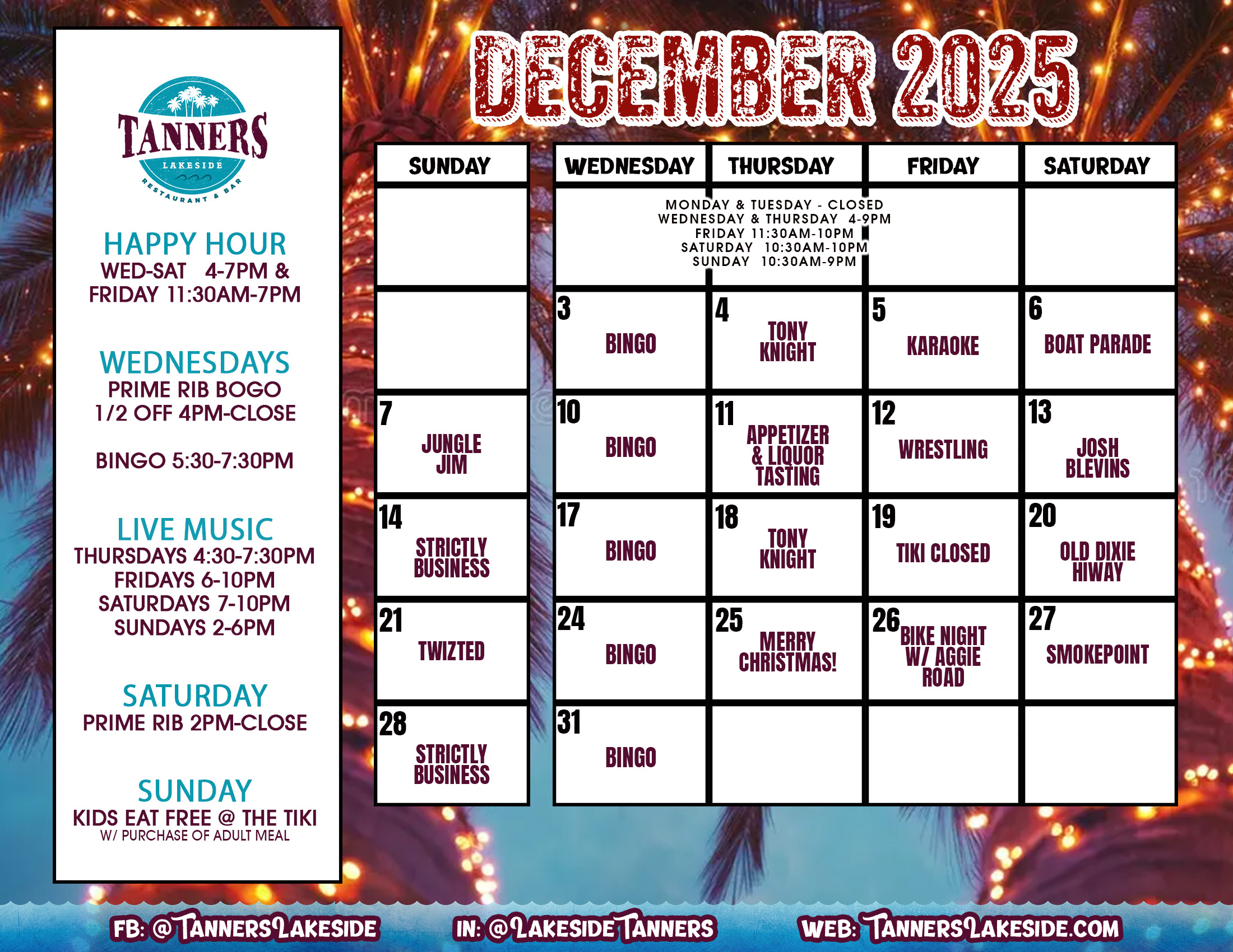 tanners calendar DEC 25 copy